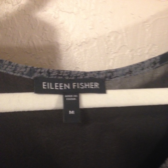 Eileen fisher silk top EUC size large - Picture 2 of 5